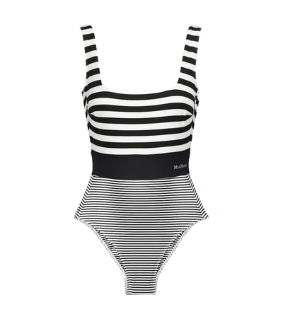 Max Mara Bessica Swimsuit In Black And White