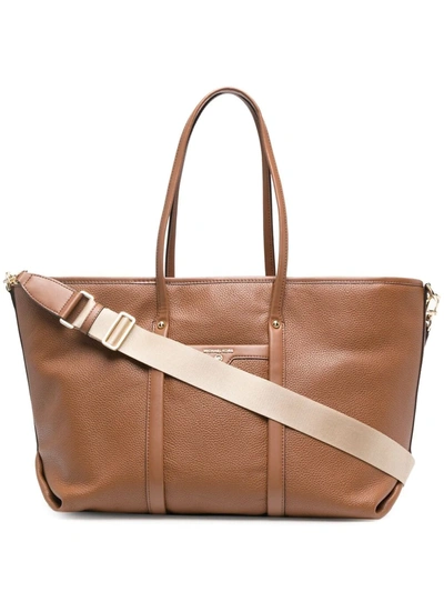 Michael Michael Kors Large Shopper Tote Bag In Brown