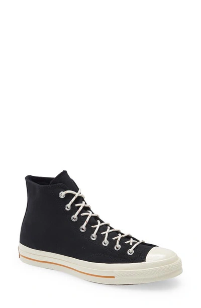 Converse Chuck Taylor(r) All Star(r) 70 High Top Sneaker In Black/ Egret/ Red Bark