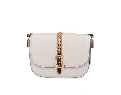 Gucci Sylvie 1969 Mini Shoulder Bag In White