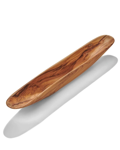 Berard Olive Wood Serving Tray In White