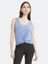Dawn Levy Amber Twist Front Tank Top In Blue