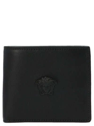 Versace Men's Black Leather Wallet