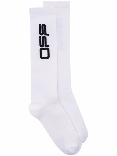 Off-white Women's Owra003r209710870110 White Polyester Socks