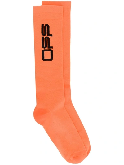 Off-white Women's Owra003r209710871910 Orange Polyester Socks