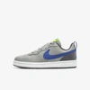 Nike Court Borough Low 2 Big Kids' Shoes In Grey Fog,iron Grey,volt,game Royal