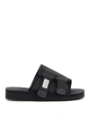 Suicoke Moto-cab Slide Sandal In Black