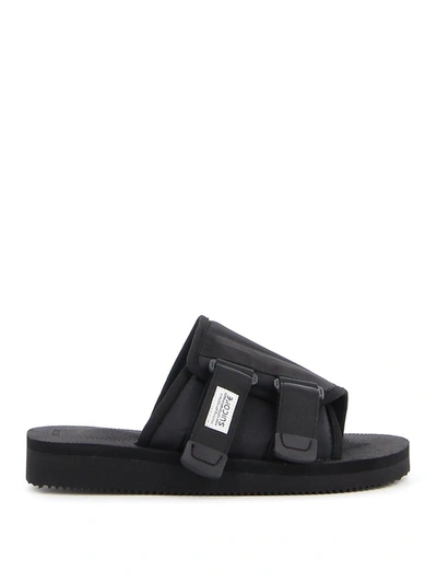 Suicoke Moto-cab Slide Sandal In Black