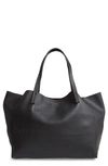 Kurt Geiger Violet Leather Tote In Black