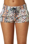 O'neill Laney Floral Print Stretch Board Shorts In Multi Coco
