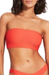 Seafolly Essential Tube Bikini Top In Sugar Coral