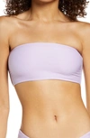 Seafolly Essential Tube Bikini Top In Lilac