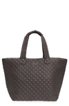 Mz Wallace Large Metro Tote In Magnet/gold