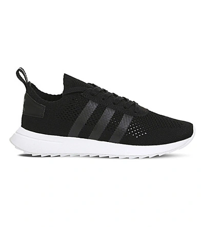 Adidas Originals Primeknit Flb Black Sneaker In Black White Gum