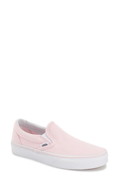 ballerina true white slip on vans