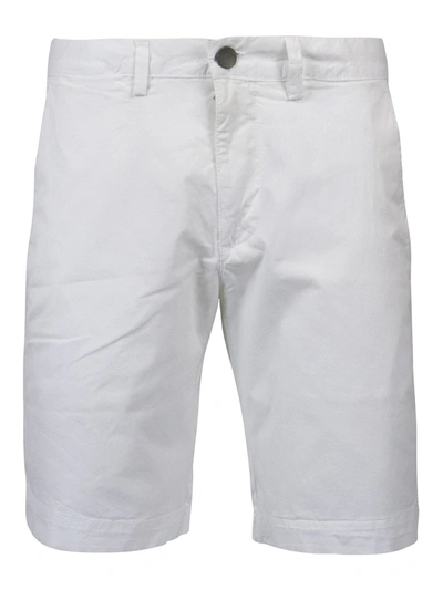 Jeckerson Cotton Chinos Bermuda Shorts In White