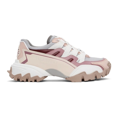 Valentino Garavani 多色 Vlogo Climbers 运动鞋 In Ab1 Pastel Grey/rose