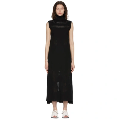 Issey Miyake Black A-poc Slash Dress