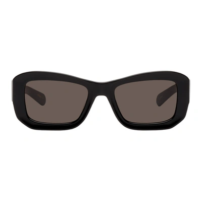 Flatlist Eyewear Black Norma Sunglasses In Solid Black