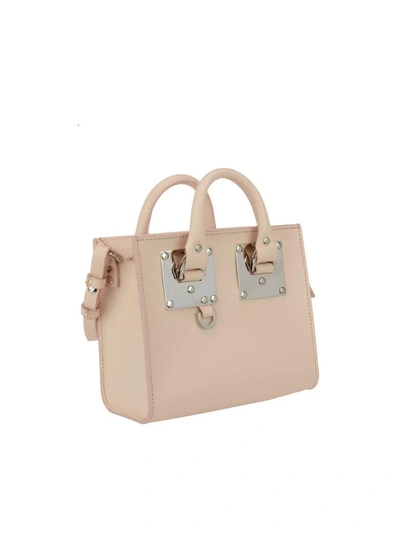 Sophie Hulme Albion Box Tote Bag In Blossom Pink