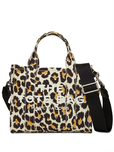 Marc Jacobs Mini Traveler Canvas Tote In Natural Multi