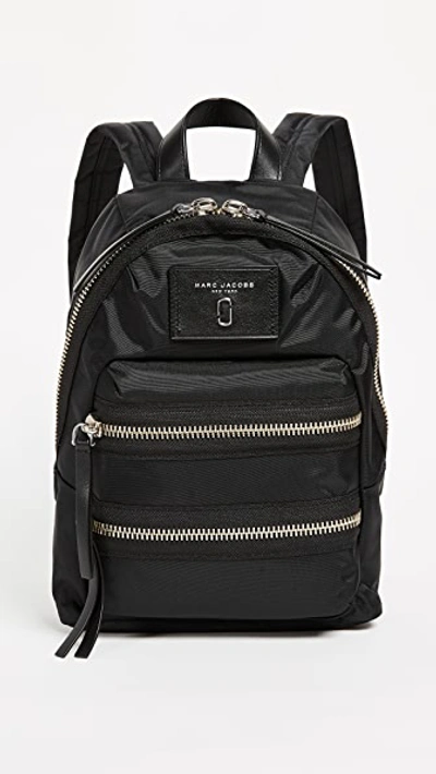 Marc Jacobs Mini Nylon Biker Backpack In Black