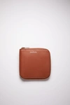 Acne Studios Zippered Wallet Almond Brown
