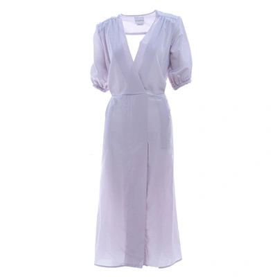 Ballantyne Silk And Cotton Dress In Lilac