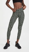 Sweaty Betty Power Workout 7/8 Leggings In Green Leopard Pri