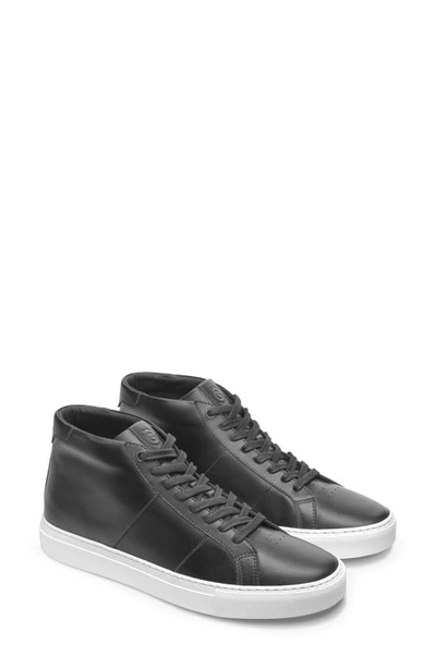 Greats Royale High Sneaker In Nero Leather