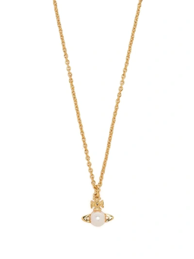 Vivienne Westwood Balbina Orb Pendant Necklace In Gold