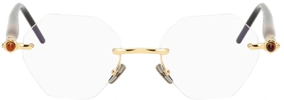 Kuboraum P54 Hexagonal Glasses In Gd Ha