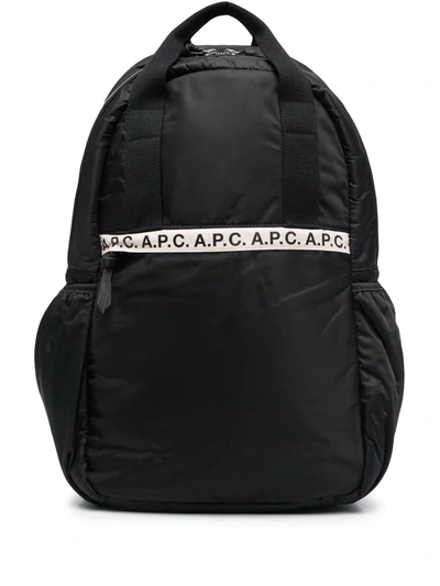 Apc A.p.c. Nylon Repeat Backpack By A.p.c. In Black