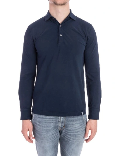 Drumohr Shirt Polo Cotton In Blue