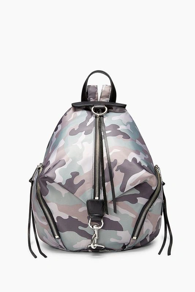 Rebecca Minkoff Julian Nylon Backpack In Camo Print/silver