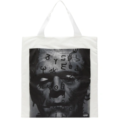Junya Watanabe Off-white 'spin: Adventures In Typography' Issue 02 Tote In 1 Offwhite
