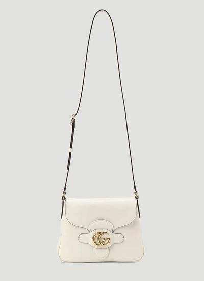 Gucci Dahlia Small Shoulder Bag In White