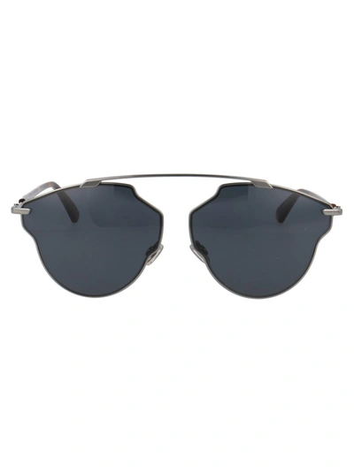 Dior Eyewear Sorealpop Cat Eye Sunglasses In Kj1ir Dark Ruthenium