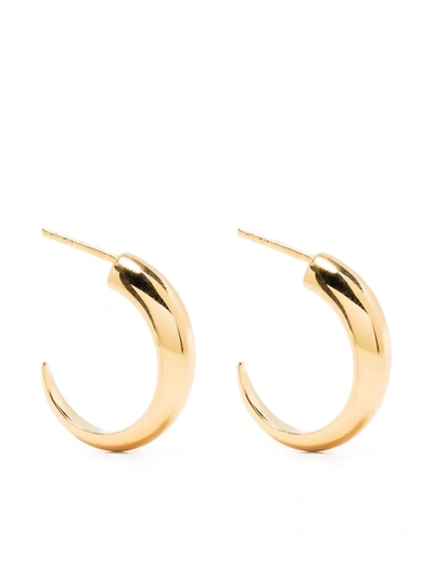 Missoma Medium Plain Claw Hoop Earrings In Gold