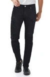 X-ray Stretch Moto Skinny Jeans In Jet Black