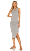 Michael Stars Wren Tank Midi Dress In Tarragon