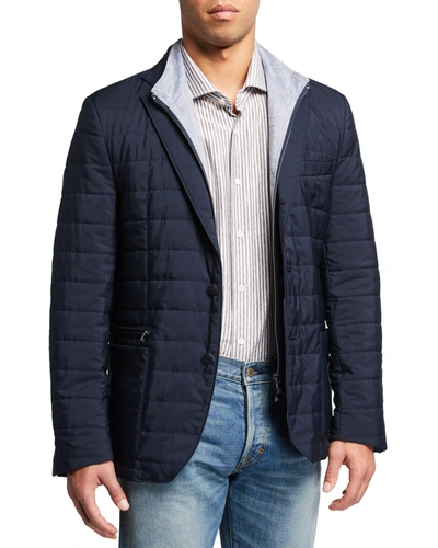 Quilted sport coat sale