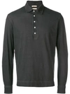 Massimo Alba Men's Linen Pique Long-sleeve Polo Shirt In Brown
