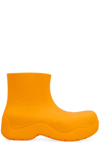 Bottega Veneta Puddle Rubber Ankle Boots In Yellow
