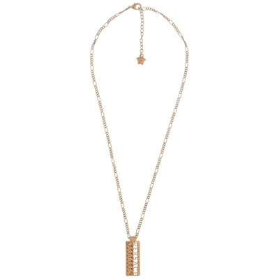 Versace Men's Necklace  Authentic In Gold