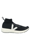 Veja X Rick Owens Men's Shoes Nylon Trainers Sneakers In Black