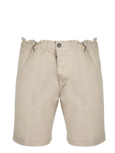 Dsquared2 Explorer Drawstring Shorts In Beige