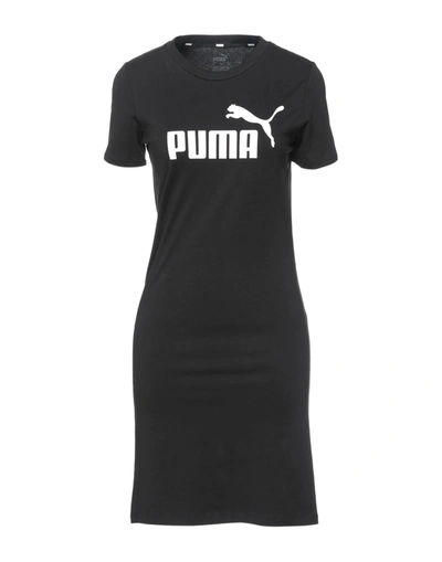 Puma Essentials Slim Fit Women's T-shirt Dress In Black | ModeSens