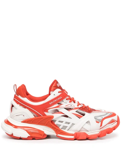 Balenciaga Track.2 Sneaker, White And Red | ModeSens