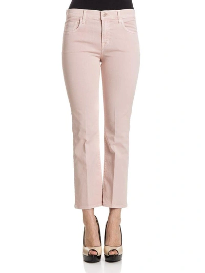 J Brand Jbrand - Selena Distressed Trousers In Pink